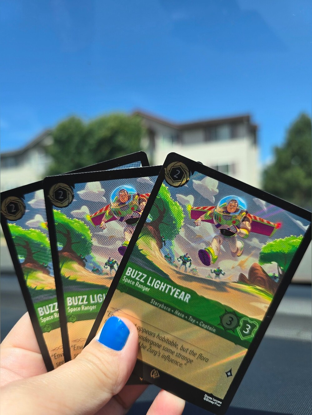 AMC Exclusive Disney Lorcana Buzz Lightyear Playing Card (3x)